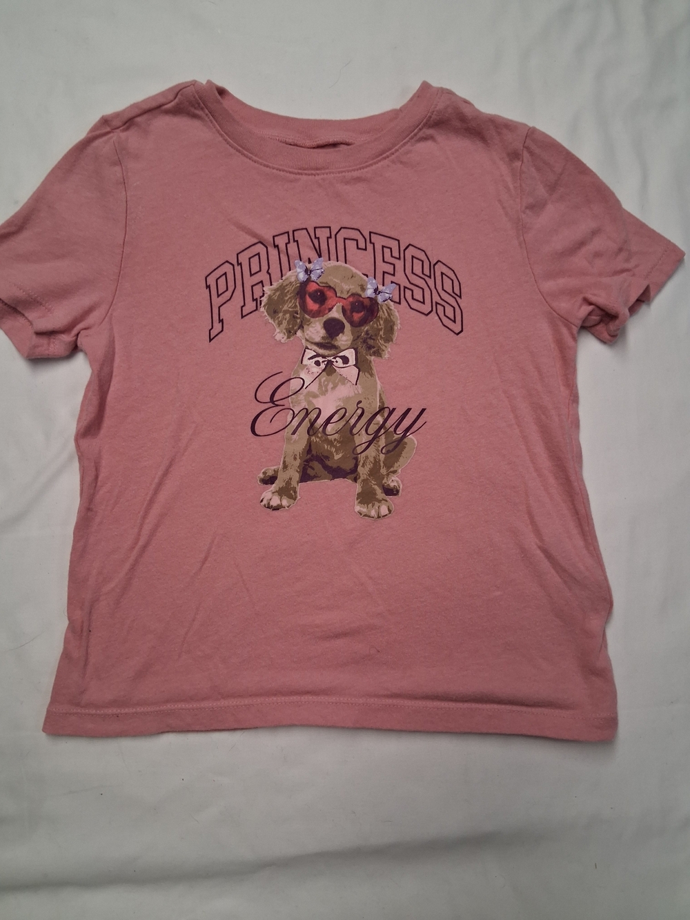 Old Navy Pink Dog 'Princess Energy' Graphic Tee